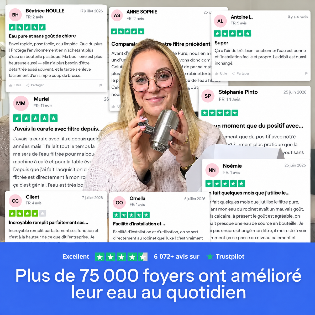 Système de Filtration pour Robinet Ohclair