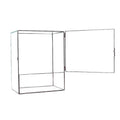 Terrarium cube en verre 20 × 13 × 25 cm avec porte