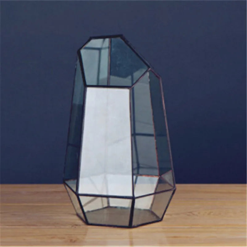 Terrarium quartz en verre pour plantes et micro-paysages