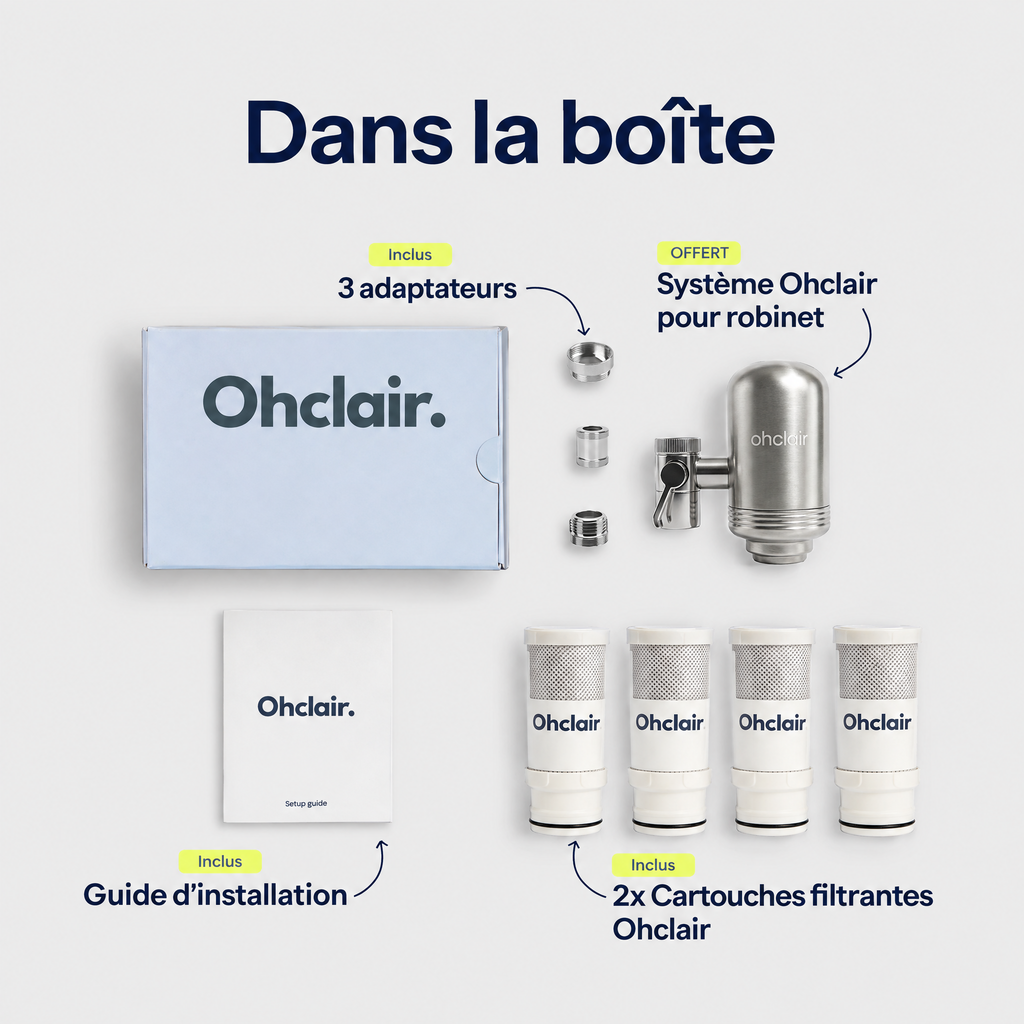 Système de Filtration pour Robinet Ohclair